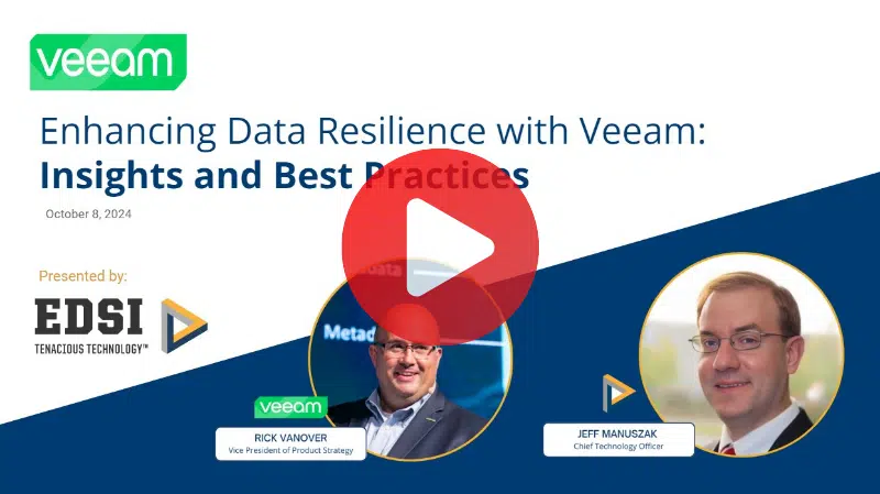 Veeam Data Resilience Webinar